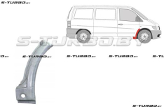 Арка передняя, задняя часть, под дверь (правая) заводской штамп