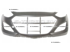 Бампер передний (грунтованный) без отв. под омыватели, без отв. под парктроники