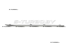 Молдинг заднего бампера (левый) хром, боковой, usa-type