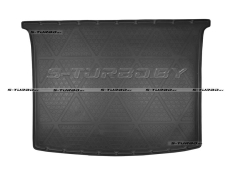 Коврик в багажник модельный полиуретановый, 2 задние сдвижные двери, подъемная задняя дверь