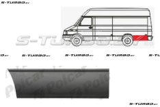 Крыло заднее (левое) нижняя часть, за колесом, средняя база, заводской штамп