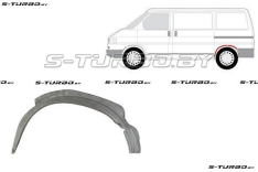 Арка задняя (левая) внутренняя часть, заводской штамп
