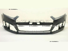 Бампер передний, с отв. под омыватели, с отв. под парктроники, для версии S-LINE