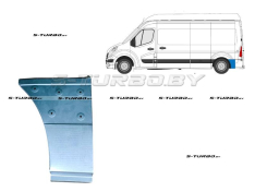 Крыло заднее (левое) задняя часть (за колесом) 48 см высота, заводской штамп