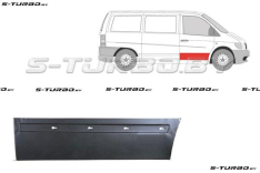 Дверь передняя (правая) наружная часть, 24 см, заводской штамп