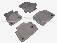 Коврики 3D модельные ворсовые в салон, серые (ls500) 4wd