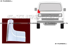 Панель передняя под ветровое стекло (правая наружная часть) заводской штамп