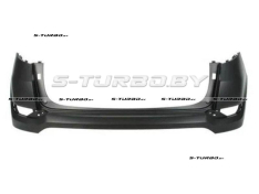 Бампер задний (черный) без отв. под парктроники, верхняя часть, EURO-TYPE