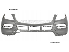Бампер передний (грунтованный) без отв. под омыватели, без отв. под парктроники