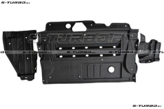 Защита двигателя центральная + 2 боковые (пластик) 2.5 crd / 2.8 crd дизель