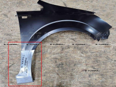 Крыло переднее (правое) нижняя часть, оцинкованная сталь, ремкомплект