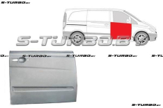 Дверь передняя (правая) наружная часть, до стекла (без отв. под молдинг) заводской штамп