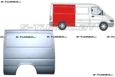 Крыло заднее (правое) средняя база, до крыши, заводской штамп