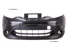 Бампер передний (черный) без отв. под омыватели, с отв. под парктроники
