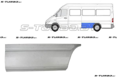 Крыло заднее (левое) передняя часть (до колеса) длинная база, заводской штамп
