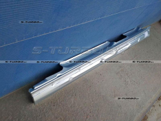 Порог (левый) полный профиль, без отв. под накладку, 0.8 мм, заводской штамп