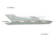 Накладка решетки бампера (левая) хром, для версии с отв. под противотуманку