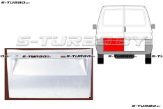 Дверь задняя (левая) распашная, наружная часть, 43 см, заводской штамп