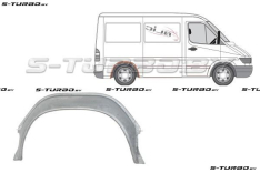 Арка задняя (правая) внутренняя часть, заводской штамп