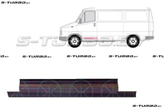 Дверь передняя (левая) внутренняя часть, заводской штамп
