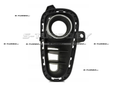 Решетка в бампер (правая) с отв. под противотуманку, с хромом