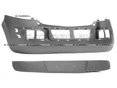 Бампер задний (грунтованный) с накладкой