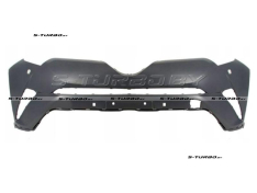 Бампер передний (черный) с отв. под омыватели, без отв. под парктроники