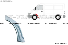 Арка передняя, задняя часть, под дверь (левая) внутренняя, заводской штамп