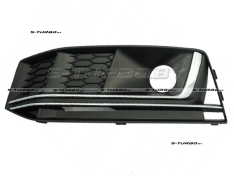 Решетка в бампер (левая) с отв. под противотуманку, для версии s-line