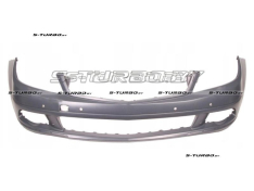 Бампер передний (грунтованный) без отв. под омыватели, с отв. под парктроники