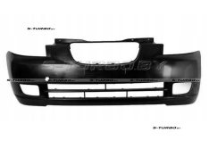 Бампер передний (черный) с отв. под противотуманки