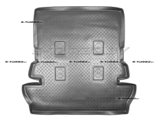 Коврик в багажник модельный полиуретановый, 7 мест