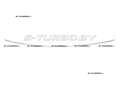Молдинг заднего бампера (центральный) хром