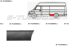 Крыло заднее (левое) нижняя часть, перед колесом, средняя база, заводской штамп