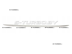 Молдинг заднего бампера (центральный) хром, для версии modern line