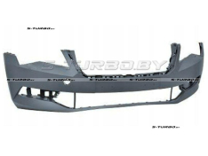 Бампер передний (черный) без отв. под омыватели, без отв. под парктроники