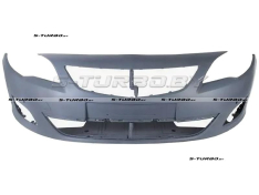 Бампер передний (грунтованный) с отв. под парктроники, без отв. под омыватели