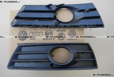 Решетка в бампер (левая) с отв. под противотуманку