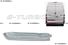 Дверь задняя (левая) распашная, внутренняя часть, заводской штамп