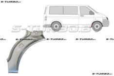 Арка передняя, задняя часть, под дверь (правая) заводской штамп