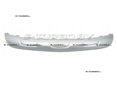 Накладка переднего бампера, серебряная