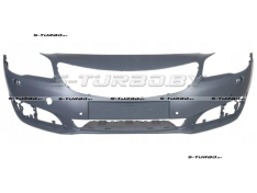 Бампер передний (грунтованный) с отв. под омыватели, с отв. под парктроники