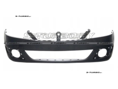 Бампер передний (черный) с отв. под противотуманки