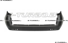 Бампер задний (черный) без отв. под парктроники, версия с 2-мя задними дверями