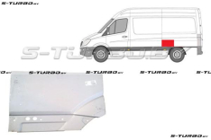 Крыло заднее (левое) над колесом, передняя часть, средняя база, до первой складки, заводской штамп