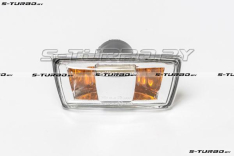 Повторитель поворота (правый) белый, темный ободок