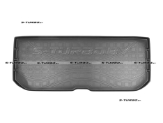 Коврик в багажник модельный полиуретановый, 7 мест, разложенный 3-й ряд