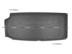 Коврик в багажник модельный полиуретановый, разложенный 3-й ряд