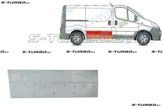 Дверь боковая сдвижная (правая) наружная часть, 37 см, заводской штамп