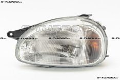 Передняя фара (левая) электрическая, рифленое стекло